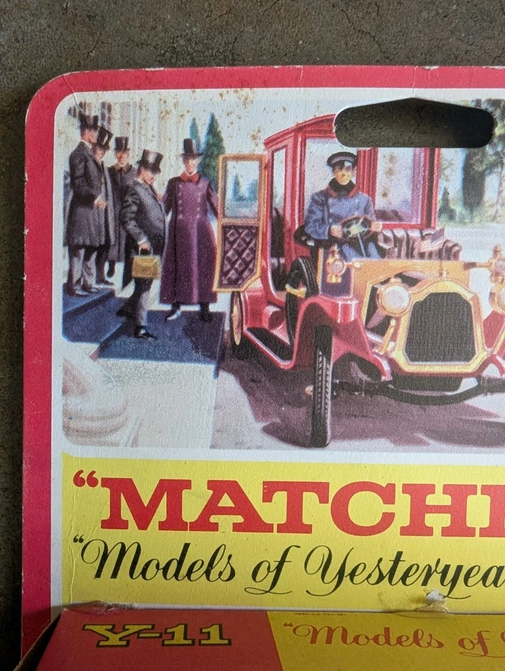 Lesney Matchbox Models of Yesteryear 1912 PACKARD LANDAULET Y-11 MINT NRFB 1960s - Image 3 of 4