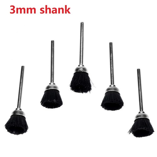 1 Set 5PCS Brushes Wheel Brushes 3.0mm Shank Bristles Wheel Brushes Brushes Rust - Picture 3 of 8
