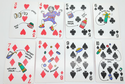 Vintage 1995 Estro Ginny Funny Playing Cards Bridge Size by Trisar - Picture 6 of 6