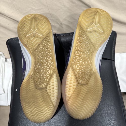 Nike Kobe Bryant Mentality Purple Black Basketball Shoes Mens Sz 10 With Box - Picture 5 of 14