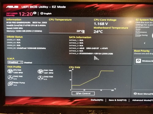 Asus Gaming PC - I7-6700 3.4GHz 16GB RAM 500SSD+2TB HD DVD WIFI RX 480 8GB Win11 - Picture 10 of 12