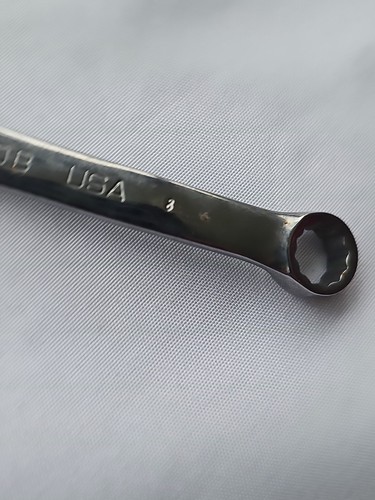 Snap-on Tools USA OEX090B 9/32” SAE 12 Point SHORT Chrome Combination Wrench - Picture 8 of 10