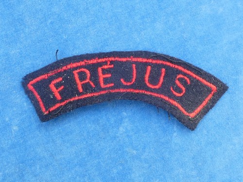 SELTEN TOP! VINTAGE ABZEICHEN - FEUERWEHR FREJUS Firefighters