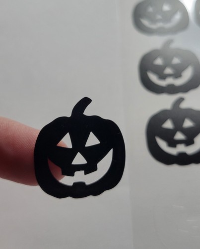 20 Jack O Laterne Aufkleber, Vinyl Sticker, 1" Kürbis Aufkleber, Herbst, Herbst - Bild 3 von 6