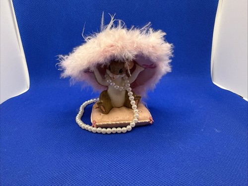 2006 Charming Tails HUT AB VOR EINER HEILUNG Maus Perlen Figur Brustkrebs Lot 2 - Bild 3 von 8