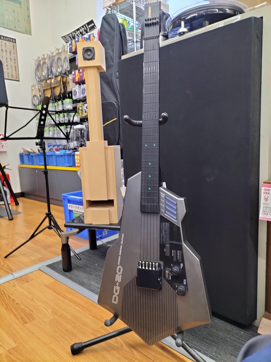 CASIO カシオ 電子ギター DG-20 デジタルギター CASIO DG-20 digital guitar Electric guitar w/case,adapter