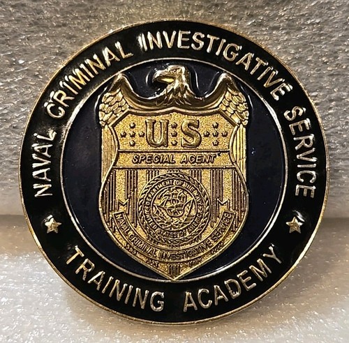 NCIS Naval Criminal Investigative Service Challenge Coin Training Academy Glynco