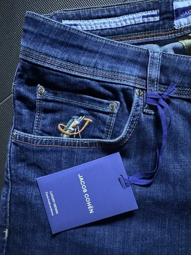 Jacob Cohen Men Jeans Size 34 color Blue - Picture 9 of 11
