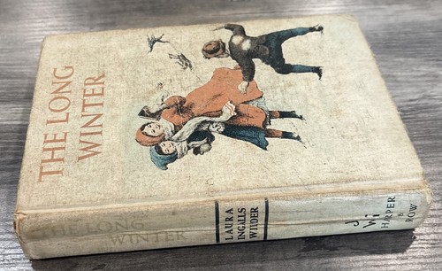 TRUE Vintage 1953 THE LONG WINTER by Laura Ingalls Wilder Hardcover Harper & Row - Picture 2 of 5