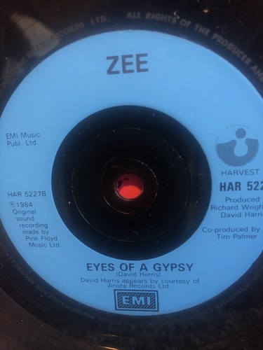 Richard Wright Dave Harris ZEE CONFUSION HAR 5227 Uber Rare UK 45 Pink Floyd - Picture 6 of 8