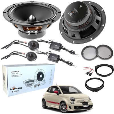 FOCAL ASE 165 2-Wege Autoradio-Kit Lautsprecher vorn 120W für fiat 500