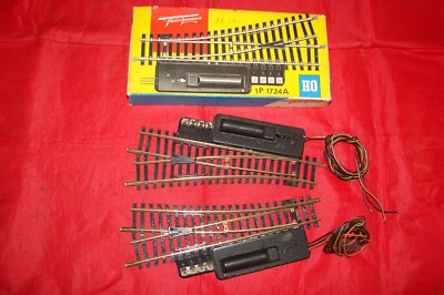 4 Aiguillages électriques Marklin HO - 3 Droits / 1 Gauche (occasion)