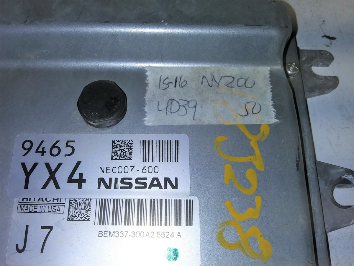 2015-2016 Nissan NV200 ecm ecu computer NEC007-600 | eBay 2015-2016 Nissan NV200 ecm ecu computer NEC007-600 | eBay