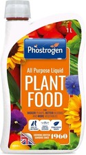 Phostrogen All Purpose Liquid Plant Food, 1L - Plant and Edibles Fertiliser Feed 9.32 per litre