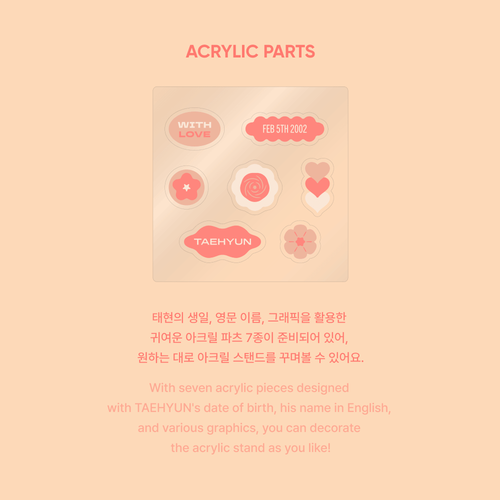 TXT TOMORROW X TOGETHER TAEHYUN's Flower Shop Oficial MD Artículos Auténticos K-POP - Imagen 15 de 24