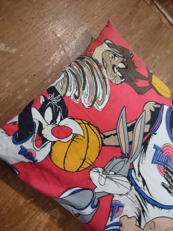 Almohada de colección Space Jam Looney Tunes Squad Jordan, Taz, Lucas, Bugs, Silvestre  Foto 4 de 4