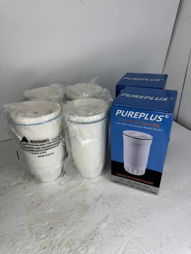 6 Lot Zero Water Zero Big Water Pitcher  Replacement Water Filters SEALED  SAVE! - Picture 1 of 5