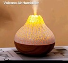 Volcano Air Humidifier Desktop USB Water Mist Diffuser Purifier 7 Colours Light 