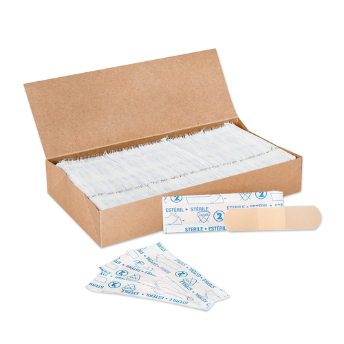 Bende Adesive, Strisce Trasparenti, 3/4" X 3" | Custodia Bulk da 1500 | Sterile, Respirante - Foto 8 di 12