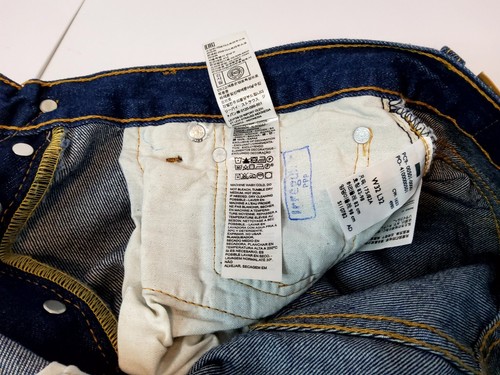 Levi's 501 Original Regular Fit Herrenjeans gerades Bein, schwarz Größe 32 x 32 0660 - Bild 12 von 14