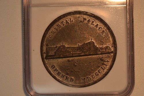 1854 NY HK-8 So-Called Dollar- NGC UNC Details. Environmental Damage. RARE - Picture 5 of 5