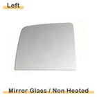 Upper Tow Mirror Glass for 2009-2020 Toyota Tundra Driver Left Side Flat Replace
