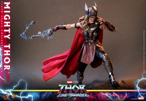 Thor 4 Love and Thunder Mighty Thor 11in 1/6 Action Figure Masterpiece Hot Toys - Picture 15 of 17