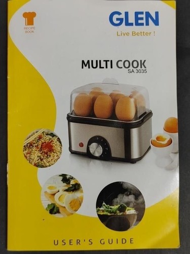 Glen Multi Cook SA3035 3 In 1 Egg Cooker 250V Plug - Bild 4 von 12