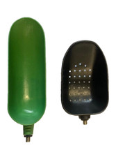 2 x Baiting Spoon  Heads Spod Particle Scoop For Bucket Mix Boilies etc