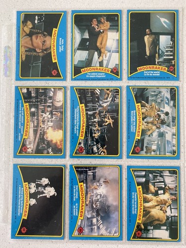 1979 0-pee-chee James Bond Moon Racker set + 22 stickers (2-5-65-76-98 Topps) - Picture 10 of 12