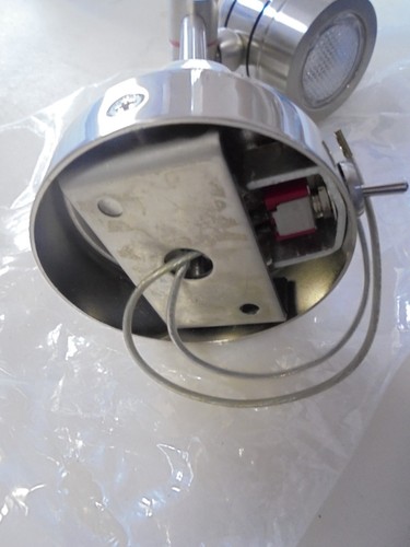 DRSA Admirality Reading W/ SWITCH Fixture Silver ac/dc Marine RV 777-30-051  - Bild 4 von 6