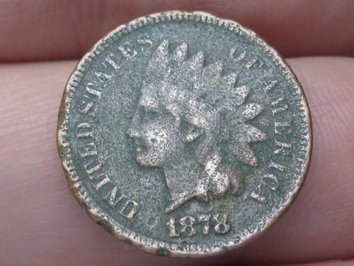 1878 Indian Head One Cent Penny- VG/Fine Details