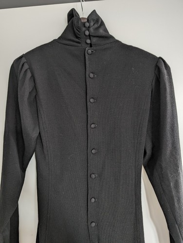 Bnwot Paul Joe Black 100% Wool Dress UK 10 - Picture 5 of 6