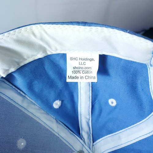 The Casino Dania Strandhut Kappe Strapback Herren blau Einheitsgröße Baumwolle einfarbiges Logo - Bild 9 von 9