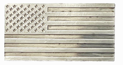 THE KENNEDY MINT 20 GRAMOS BARRA PLATA PURA .999 FINA - BANDERA DE LOS ESTADOS UNIDOS - Imagen 3 de 4