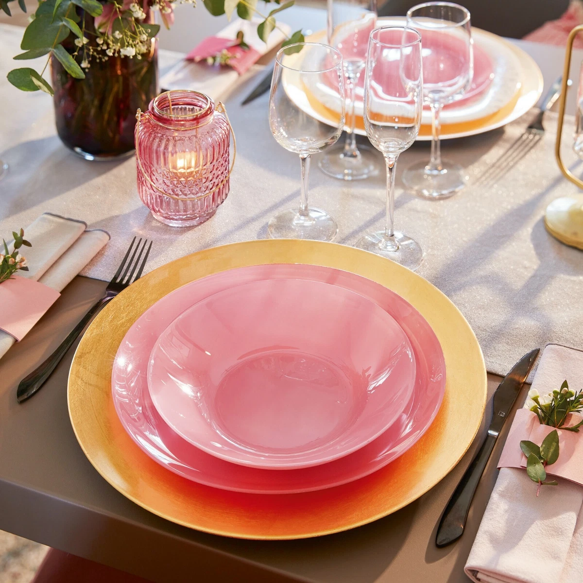 Glass 2024 dinnerware sets