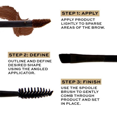 Revolution Ultimate Brow Gel Farbton Ebenholz 0,19 flüssige Unzen brandneu & versiegelt - Bild 5 von 6