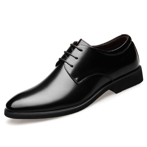 Zapatos de vestir de cuero de vaca para hombre Zapatos de negocios británicos Calidad Cuero suave Sp - Imagen 6 de 19