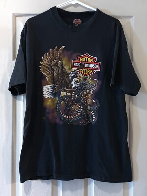 VINTAGE 1988 HARLEY DAVIDSON MOTORCYCLES T SHIRT SIZE XL CHEST 22