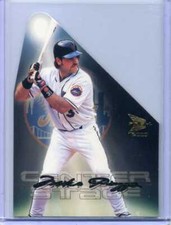 MIKE PIAZZA 2000 Pacific Prism CENTER STAGE DIE-CUT #12 - METS