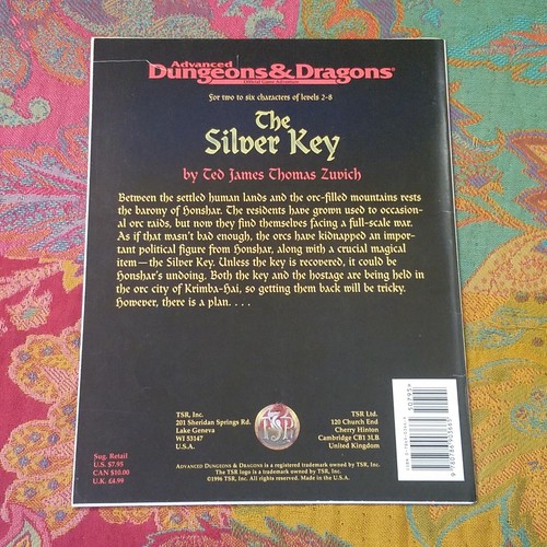 The Silver Key (AD&D Fantasy Roleplaying Adventure) - Picture 2 of 2
