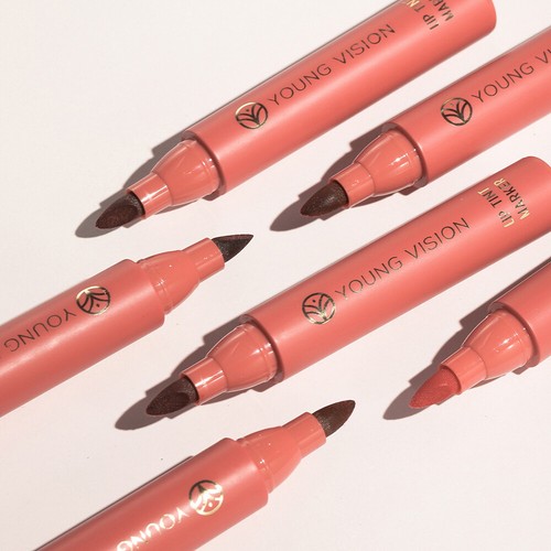 Lápiz labial marcador mate lápiz tinte labial lápiz delineador de labios duradero contorno P K - Imagen 13 de 27