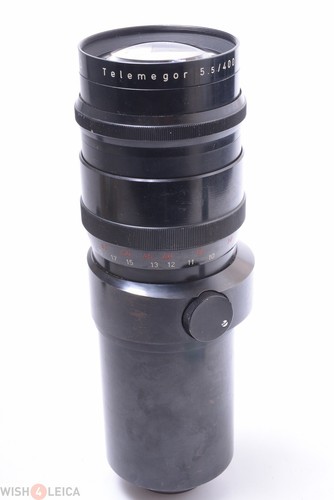 ✅ MEYER 400MM 5.5 TELEMEGOR EXA, EXAKTA OUTSIDE BAYONET MOUNT LENS CLEAN W/ HOOD - Picture 4 of 9
