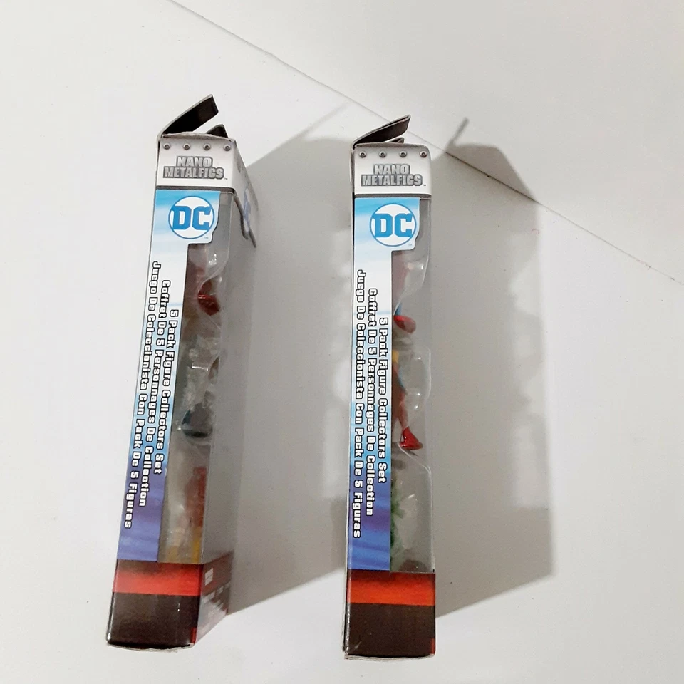 DC Super Heroes Nano Metalfigs Figura Coleccionistas Set Pack A & B Edades 3+ Nuevo en Caja Foto 2 de 4