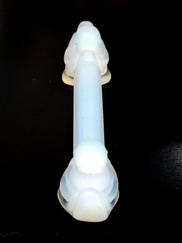 Vintage Sabino France Art Glass Opalescent 2 DUCKS Knife Rest - Picture 2 of 4