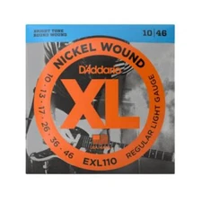 D'Addario EXL110 Nickel Wound Light Gauge 10-46 Electric Guitar Strings