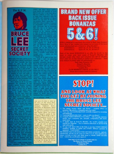 Kung-Fu Monthly Poster Magazine (The Legend of BruceLee Lives on)  Monthly No.29 - Bild 3 von 7