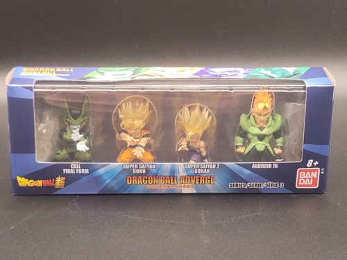 Bandai Dragon Ball Adverge Series 3 Cell SS Goku Gohan Android 16 Set NEW