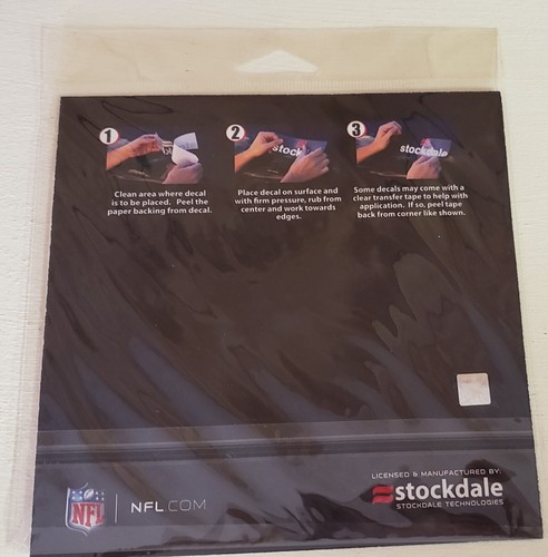 "Calcomanía de transferencia troquelada a todo color Denver Broncos 6"" X 6" - Imagen 2 de 3