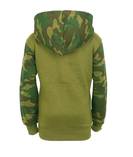 Kids Boys Girls Tracksuit Pull Over Camouflage Contrast Top Bottom Jogging Suit - Picture 8 of 14